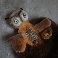 ANIGIG ANIMAL FLUFFY SHOULDER BAG"OWL”
