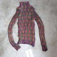 JULIA HEUER SUSI CROSS PLEATED TOP IN EARTHY ROMAN