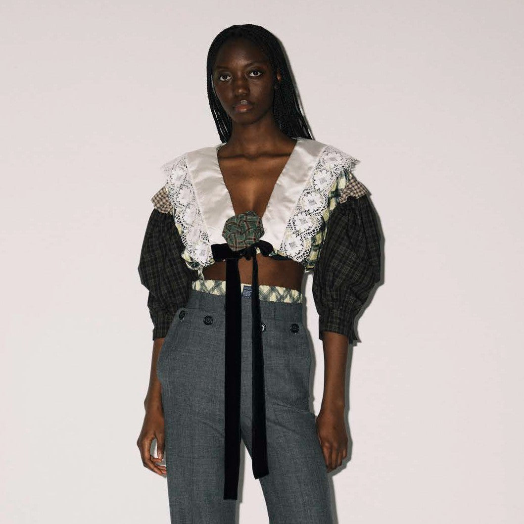 MERYLL ROGGE MICRO RUFFLE TOP – GIGINA