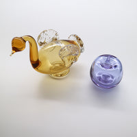 VINTAGE GLASS OBJECT BIRD 15