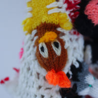 LOU DE BÈTOLY KNITTED DOLLS JACKET WHITE