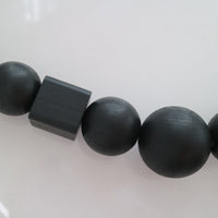 BLESS CABLE JEWELRY WOOD BLACK