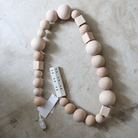 BLESS CABLE JEWELRY WOOD NATURAL