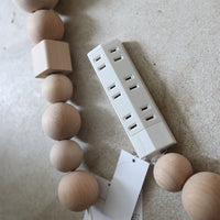 BLESS CABLE JEWELRY WOOD NATURAL