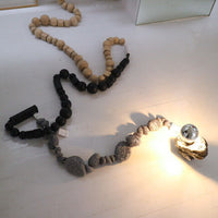 BLESS CABLE JEWELRY WOOD BLACK