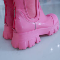 VIVIANO SIDE GORE BOOTS PINK