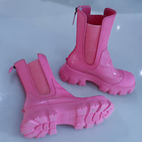 VIVIANO SIDE GORE BOOTS PINK