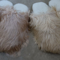 ALPACA ROOM SHOES BEIGE