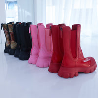 VIVIANO SIDE GORE BOOTS RED
