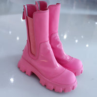 VIVIANO SIDE GORE BOOTS PINK