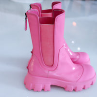VIVIANO SIDE GORE BOOTS PINK