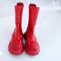 VIVIANO SIDE GORE BOOTS RED