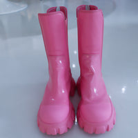 VIVIANO SIDE GORE BOOTS PINK