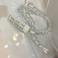 BLESS CABLE JEWELRY SYNTHETIC PEARL CLEAR