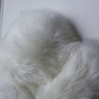 ALPACA ROOM SHOES WHITE