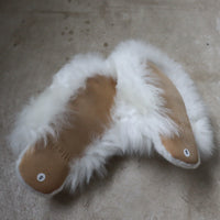 ALPACA ROOM SHOES WHITE