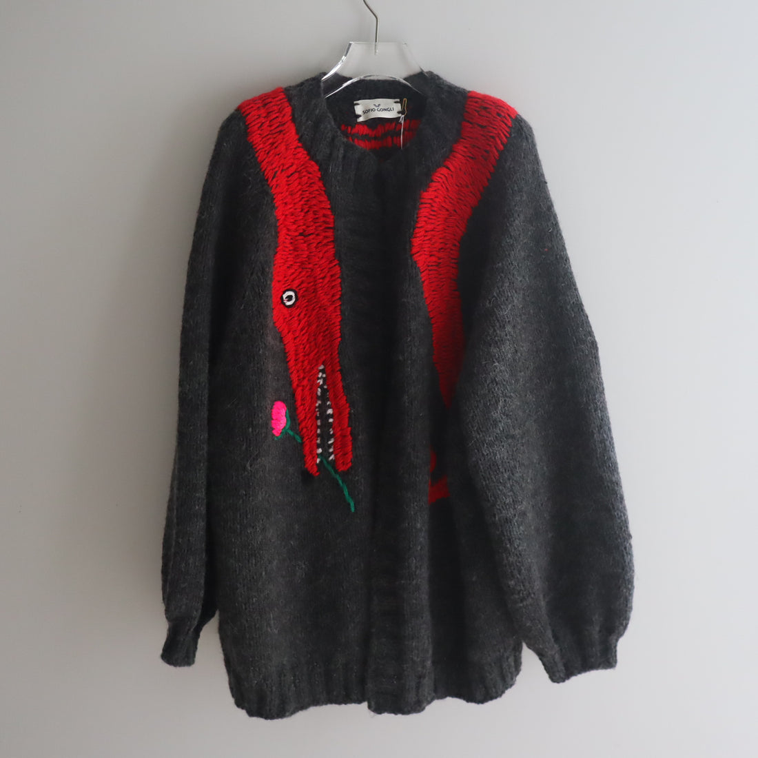 SOFIO GONGLI   KNIT CARDIGAN "H"
