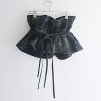 MIKIOSAKEBE  MINI DENIM SKIRT