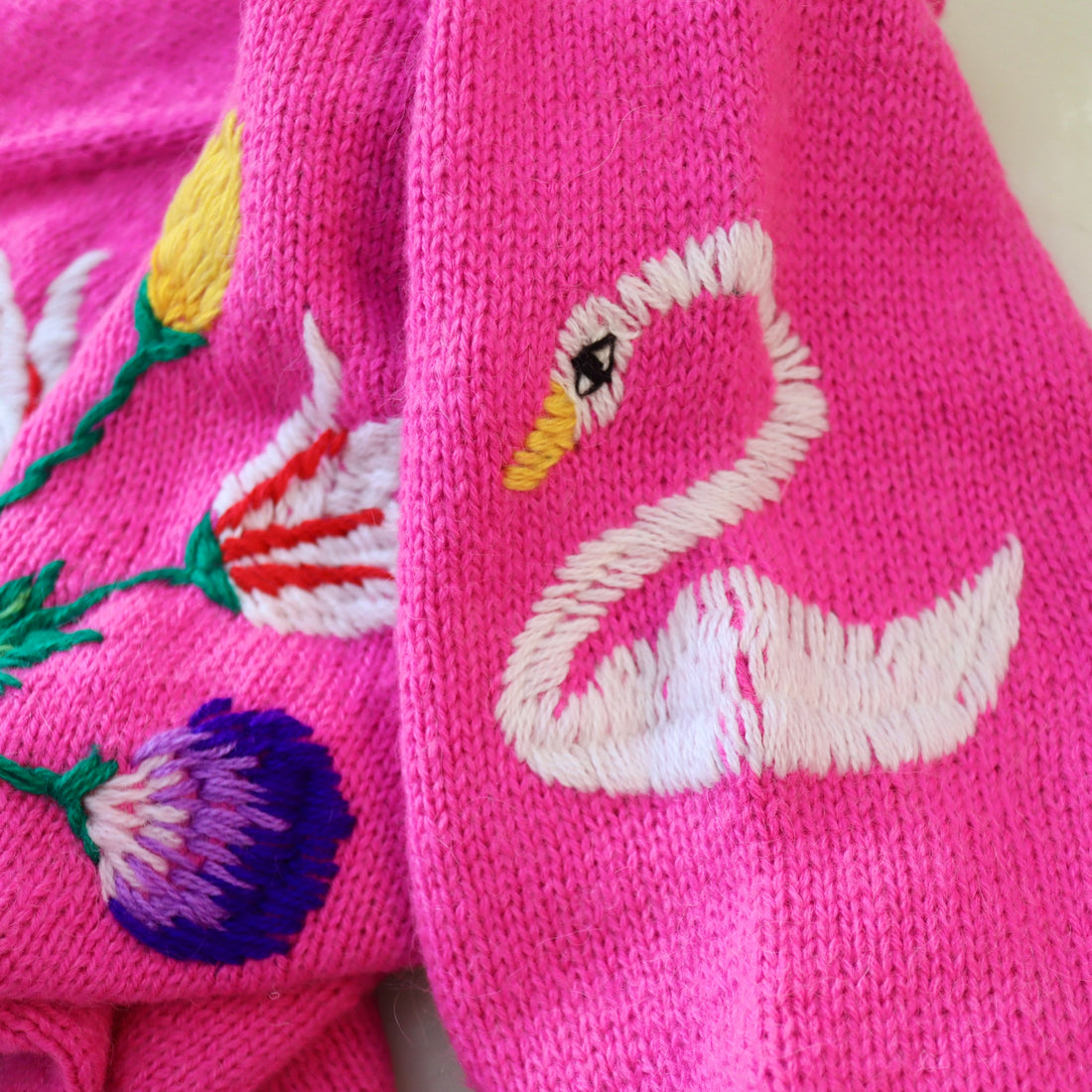 OHGA FRILL KNIT ピンク SOFIO GONGLI PULLOVER KNIT PINK – GIGINA