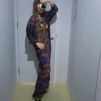 JULIA HEUER  SUE HANDPLEATED KAFTAN IN MALIK