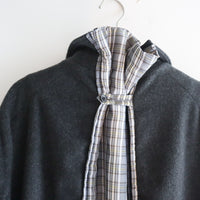 ANIGIG  FINEST MATERIALS COAT “C” CHARCOAL GREY