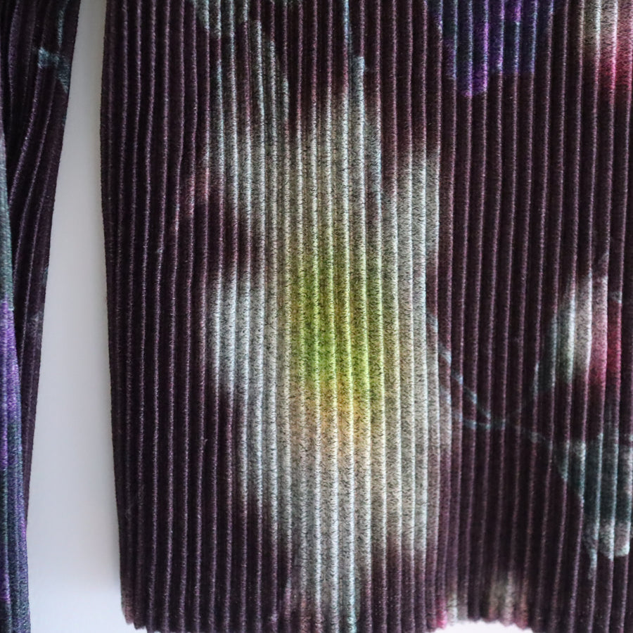 JULIA HEUERRU PLEATED KNIT PULLOVER IN EDWARD