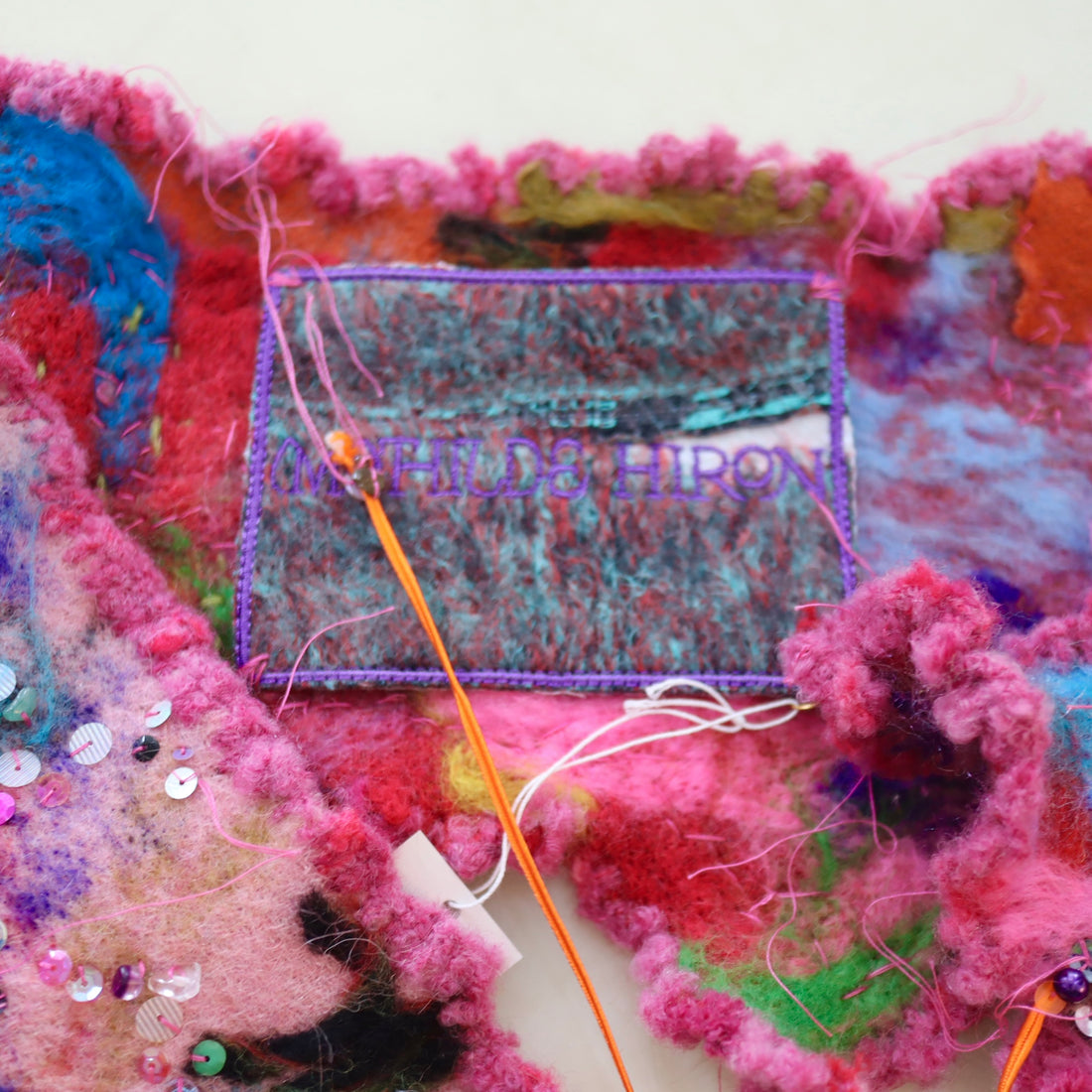 MATHILDE HIRON  MILLEFIORI FELT BELT