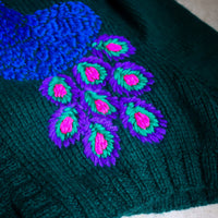 SOFIO GONGLI  FLOWER KNIT CARDIGAN "F"