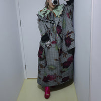 JULIA HEUER  MAYA HANDPLEATED DRESS IN ROSALIND