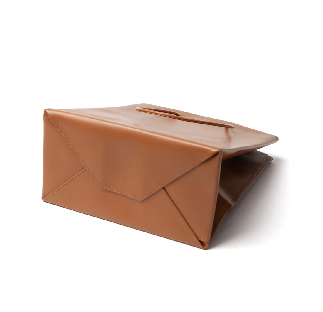 UNKNOWN PRODUCTS  LEATHER PAPER BAG