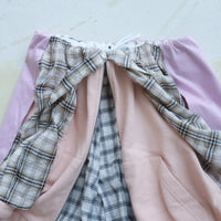 MIKIOSAKEBE  LAYERED PANTS WHITE-BEIGE