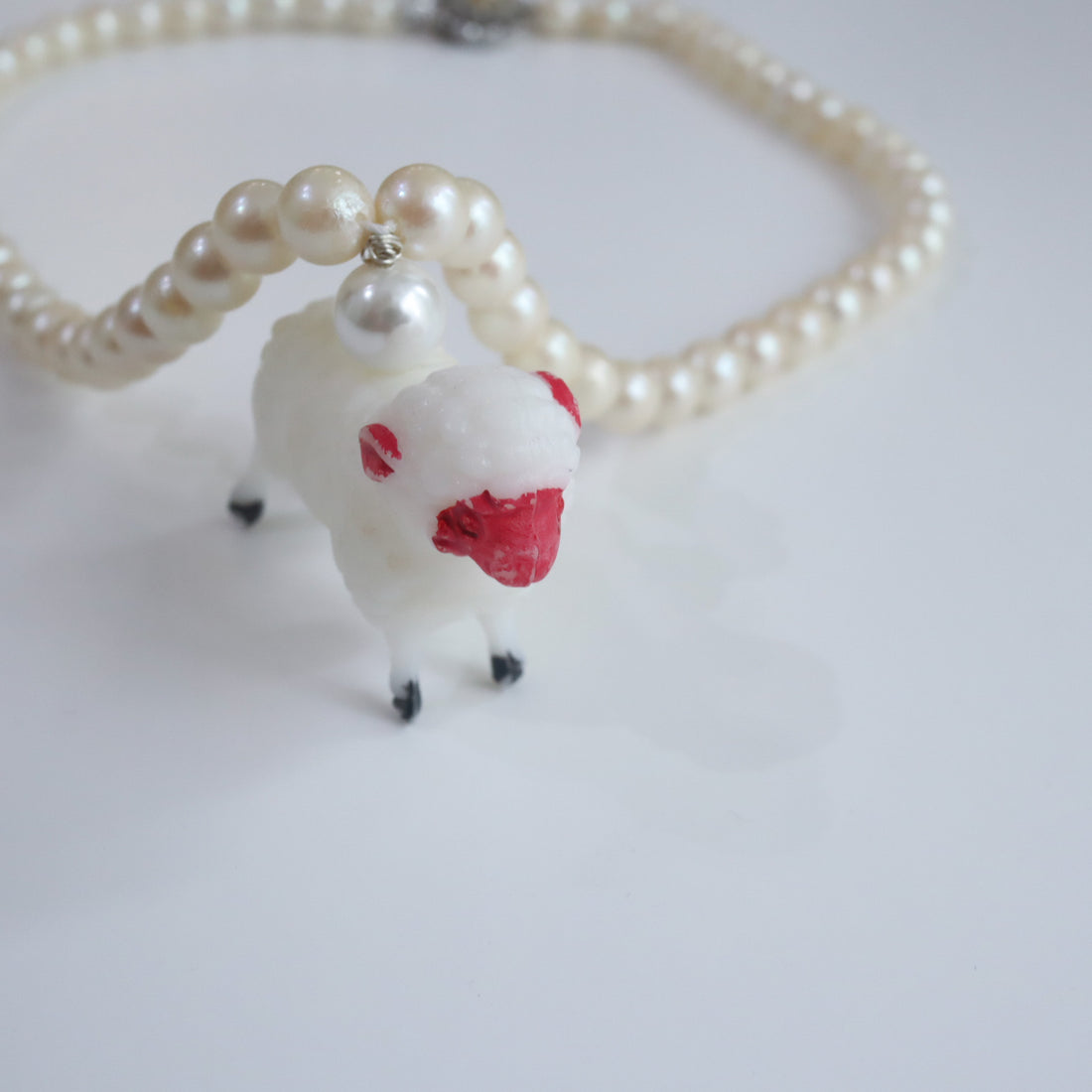 ANIGIG  SECRET ANIMAL PEARL NECKLACE