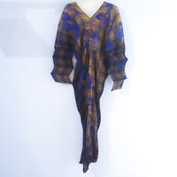 JULIA HEUER  SUE HANDPLEATED KAFTAN IN MALIK
