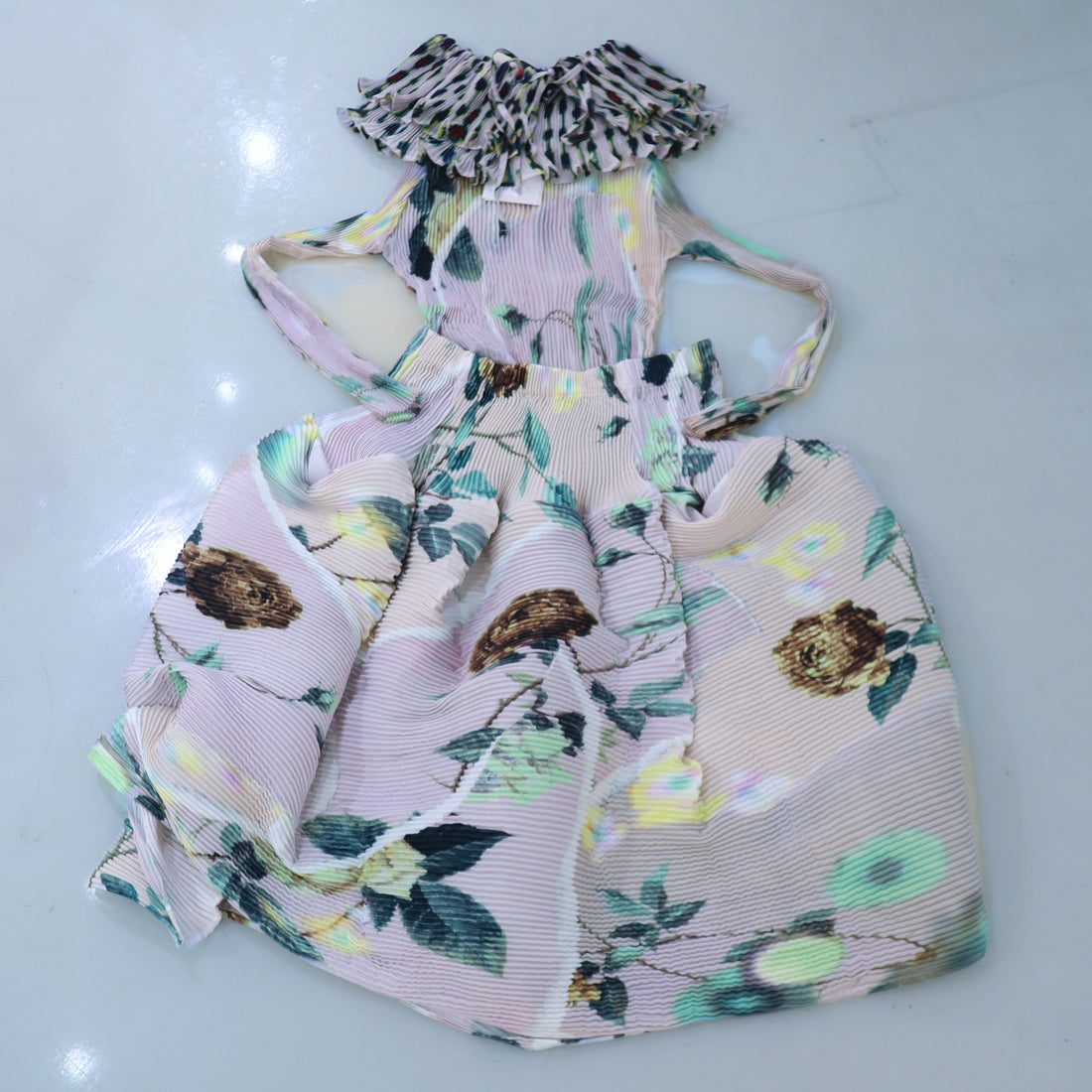 JULIA HEUER  LEE PLEATED TOP IN EDWARD PINK