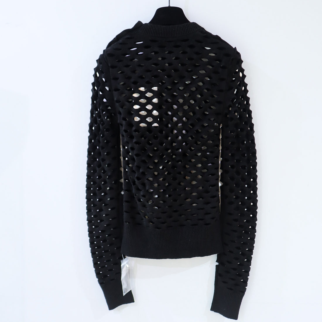 JUN MIKAMI  MESH LONG SLEEVE TOP