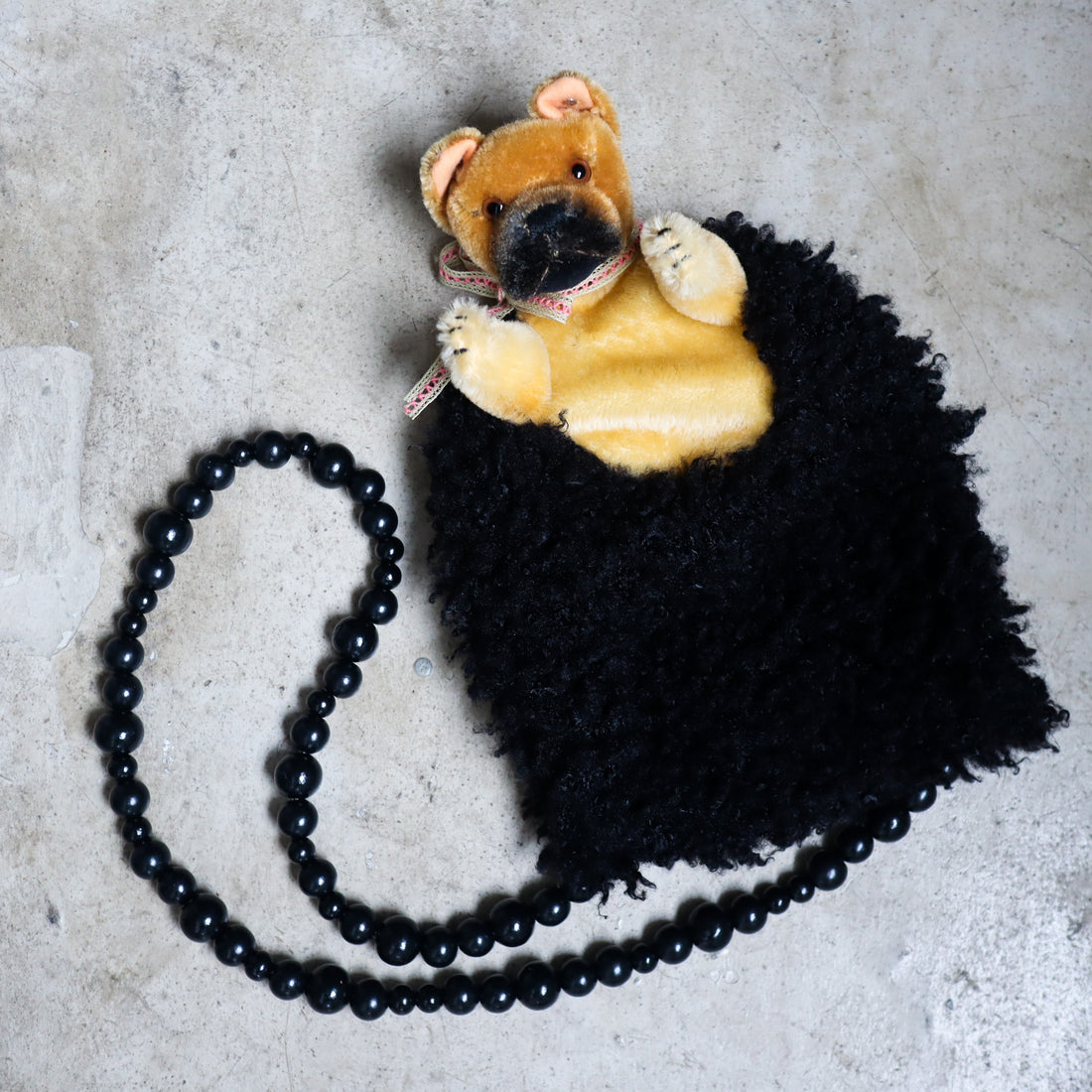 ANIGIG  ANIMAL FLUFFY SHOULDER BAG"DOG"