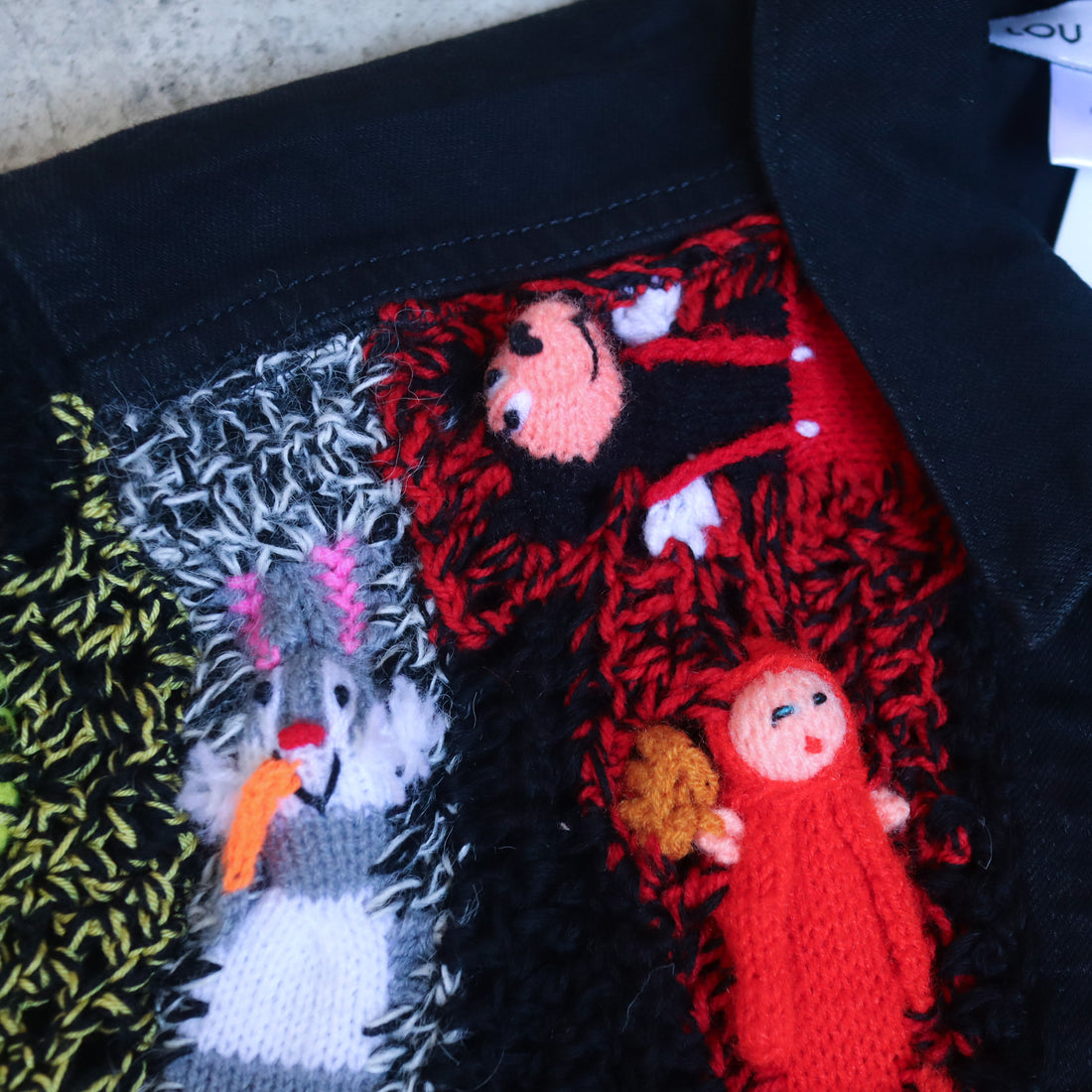 LOU DE BÈTOLY  KNITTED DOLLS JACKET