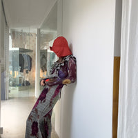 JULIA HEUER  JACK PLEATED TROUSERS IN ROSALIND