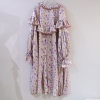 ANIGIG  FLORIS DRESS LIGHTPINK×LAVENDER