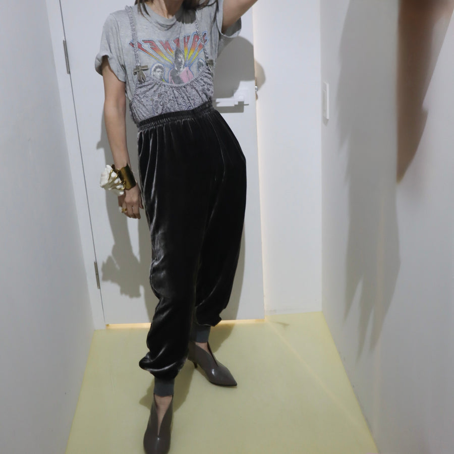 TRANSE PARISSILK VELVET PANTS