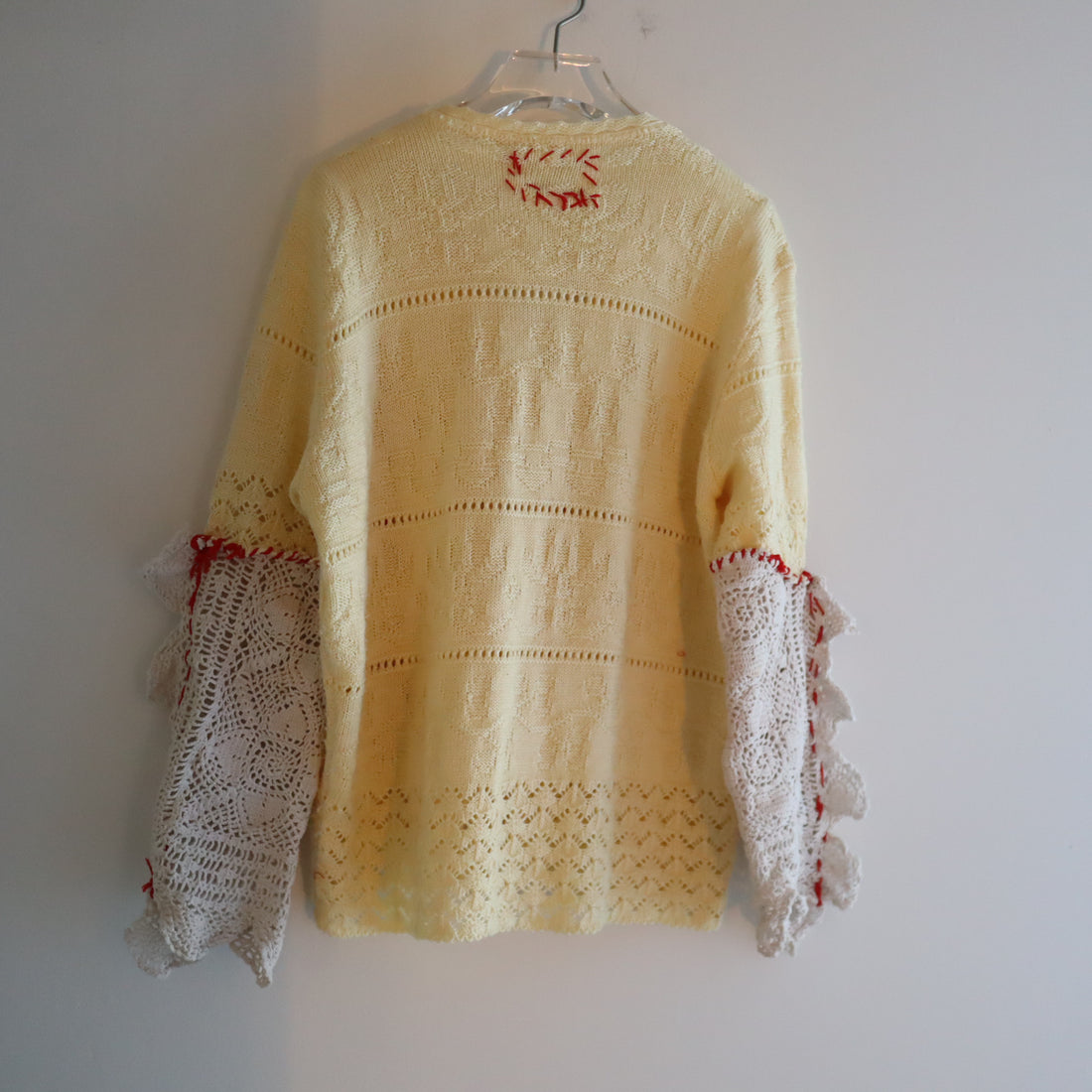 VAVA DUDU  EMBROIDERY CARDIGAN YELLOW