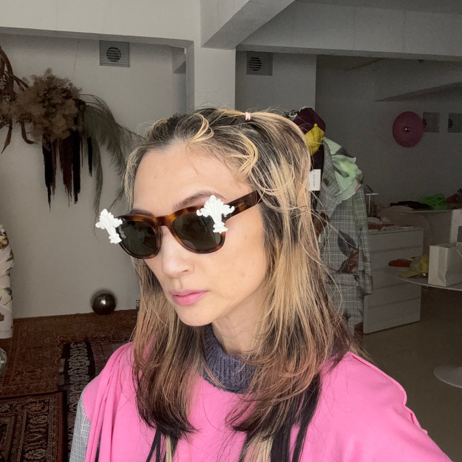 ANIGIGMOLDING GLASSES BROWN