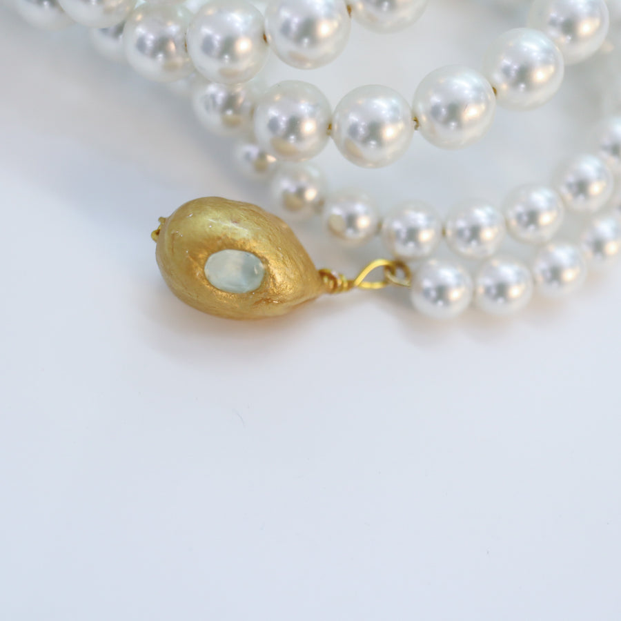 ANIGIGPEARL WHIRL BANGLE LONG