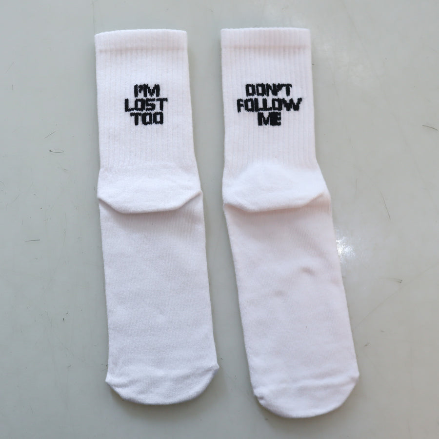STATEMENT MESSAGE SOCKS