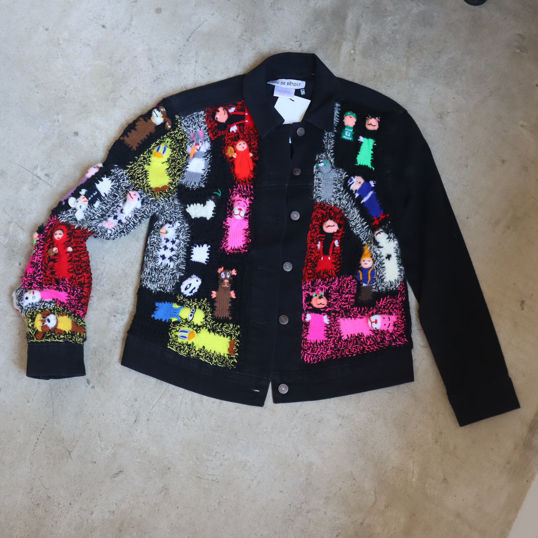 LOU DE BÈTOLY  KNITTED DOLLS JACKET