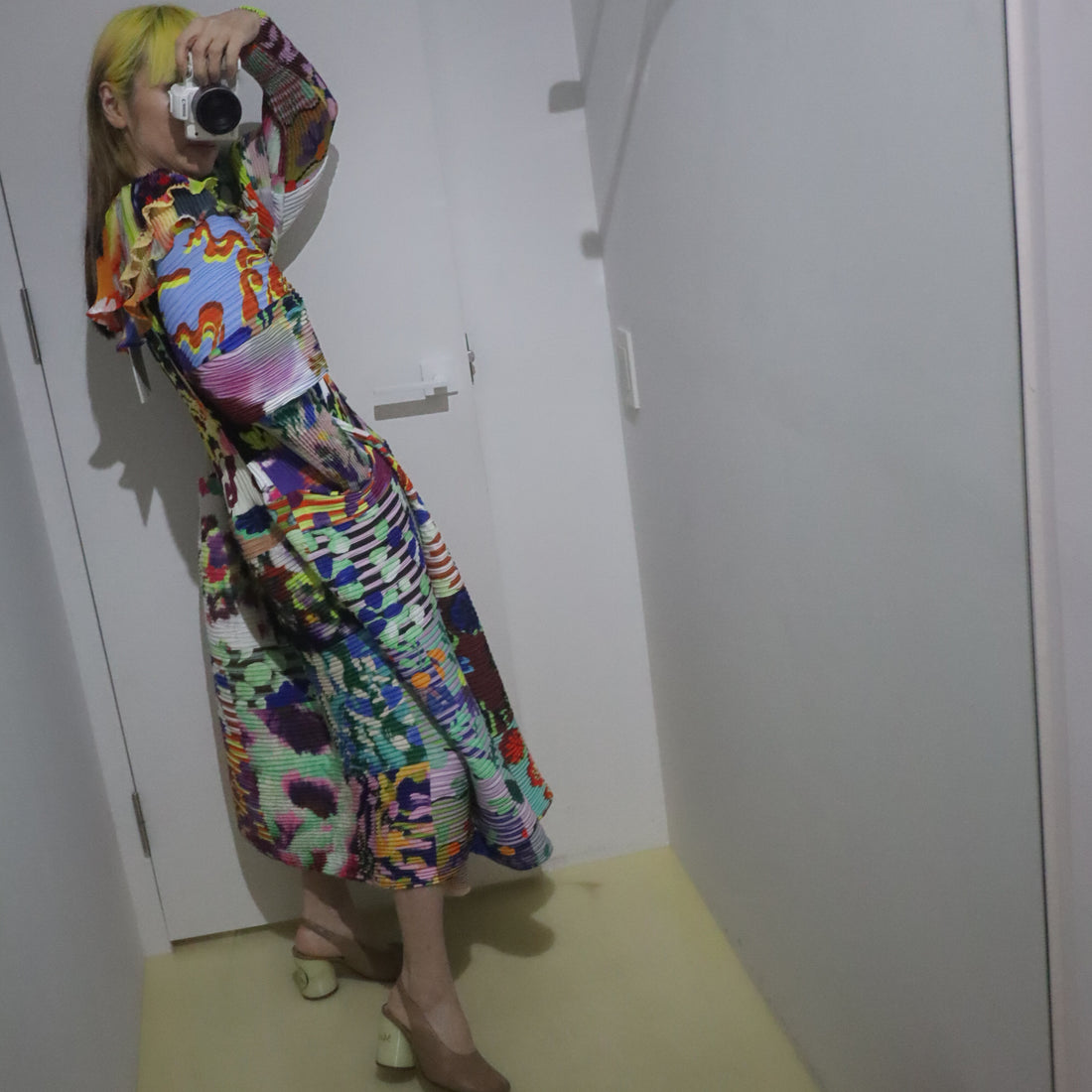 ＜EXCLUSIVE＞JULIA HEUER  PHOEBE HANDPLEATED DRESS