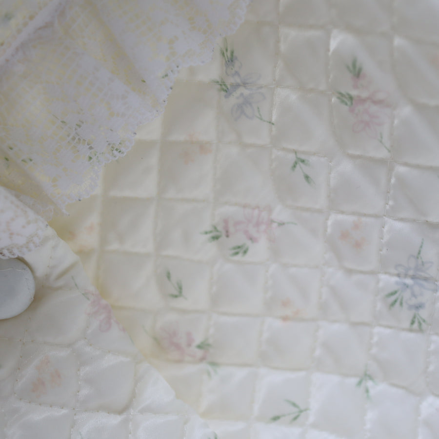 ANIGIGPUDDING COAT LONG WHITE