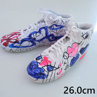 VAVA DUDU   PAINTED SNEAKERS NIKE HIGH