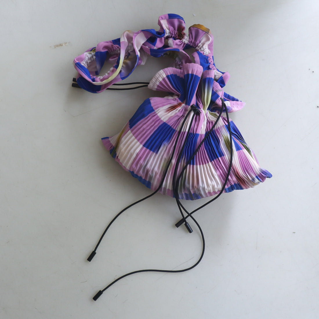 JULIA HEUER  WANDA BAG “SEVEN BLUE”
