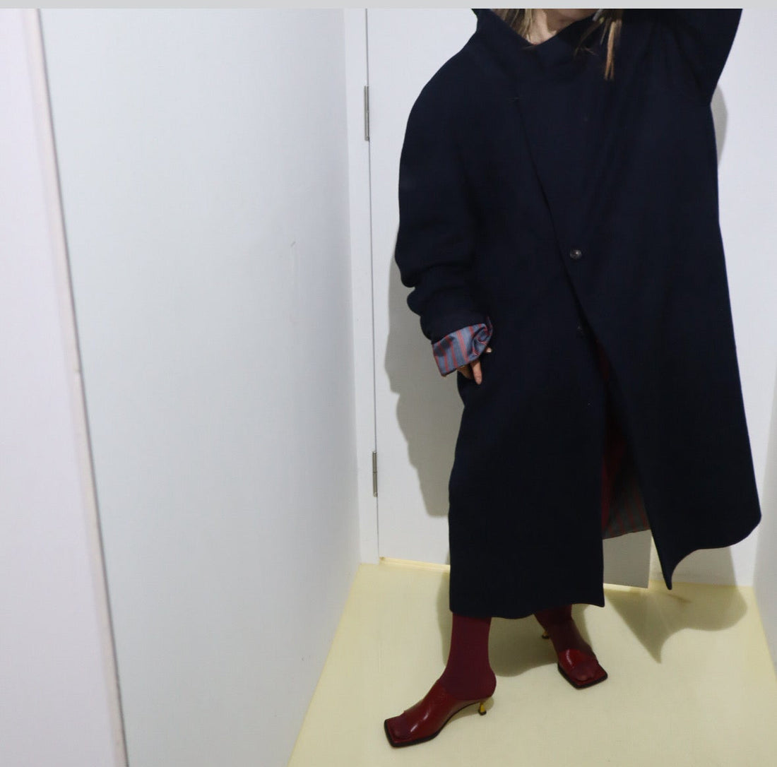 ANIGIG  FINEST MATERIALS COAT “B” NAVY